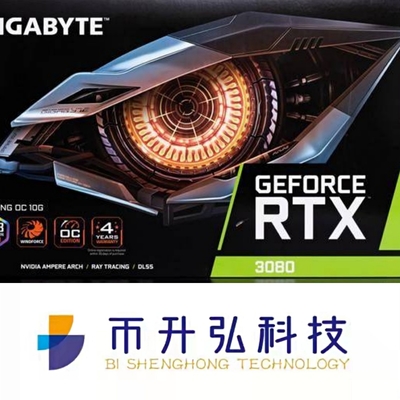 8704 Karta graficzna CUDA Mining Rig 1800 MHz GIGABYTE GEFORCE RTX 3080 GAMING OC 10 GB