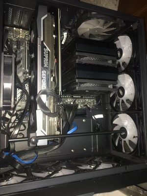 GDDR6X 850W Karta graficzna MSI GeForce RTX 3070 Ti SUPRIM X 8G 1860 MHz