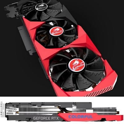 Karta graficzna 1695 MHz ETH Mining Rig Kolorowa karta graficzna GeForce RTX 3090 24 GB