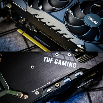 5888 CUDA ASUS GeForce TUF RTX 3070TI 8GB 290W 14000MHz Wszystkie super zimne