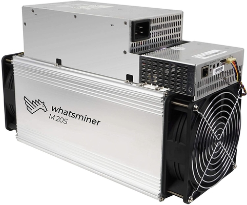 Używane Asic Whatsminer M20S 70TH 3500W AC 200V 300V Klasyczna pojedyncza rura